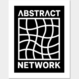 ABSTRACT NETWORK - minimalist art Posters and Art